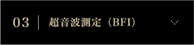 超音波測定（BFI）