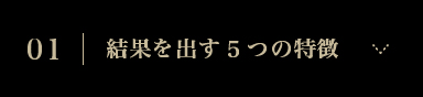 結果を出す5つの特徴