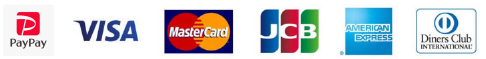 PayPay VISA MasterCard JCB AMERICAN EXPRESS DinersClub