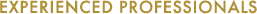 EXPERIENCED PROFESSIONALS