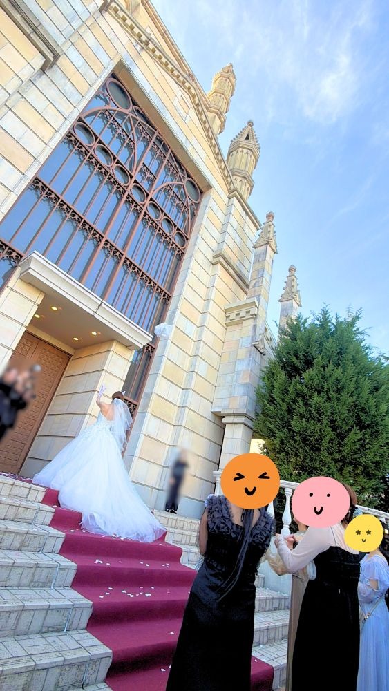 IMPROVEでダイエット成功されたお客様の結婚式の様子